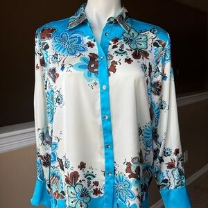 Zara FLORAL PRINT SHIRT